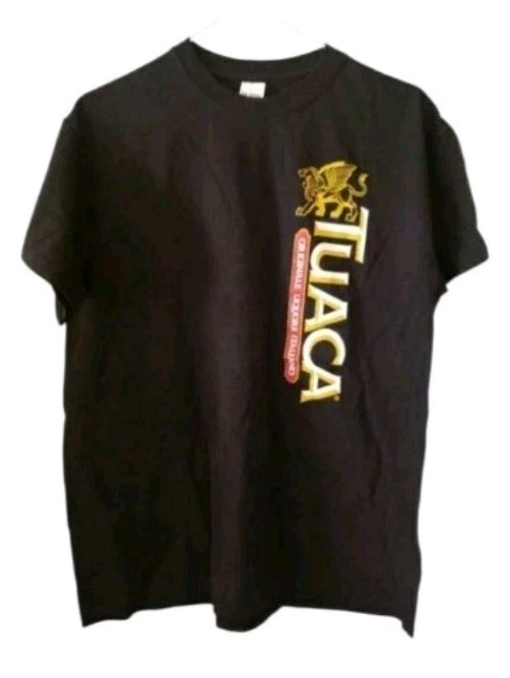 Tuaca Black T-Shirt for Men Size Medium